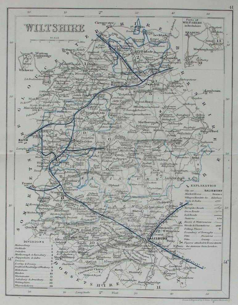 Map of Wiltshire - Archer